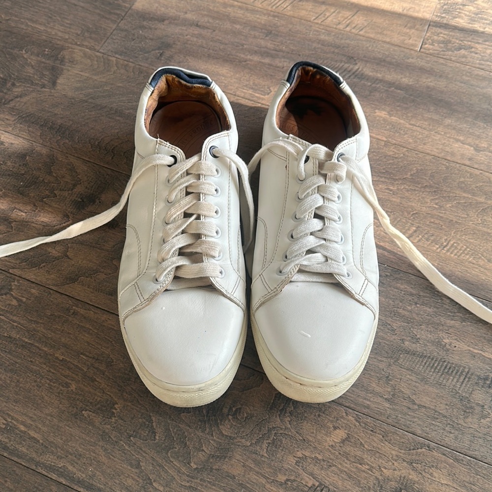 G-Star white leather flats (8)
